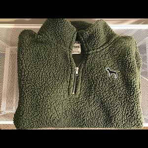 PINK Sherpa Quarter-Zip